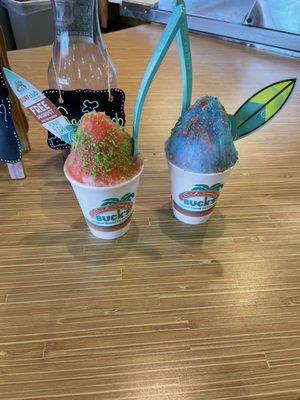 Wacky watermelon and cracklin cotton candy