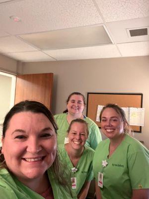 A few of our lactation consultants rounding at Cedar Park Regional hospital