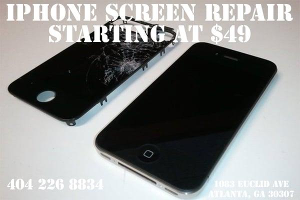 iPhone screen repair staring at $49.