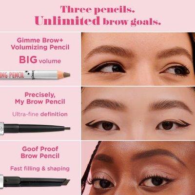 "Three pencils, UNLIMITED brow goals!"