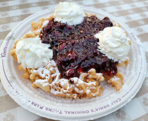 Boysenberry topping and whip cream. Omg delicious!!