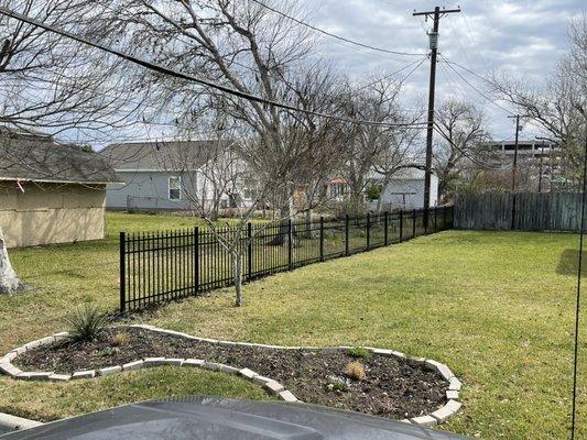 Decorative metal fence!