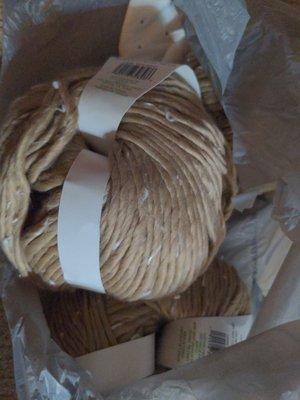 Some of the yarn