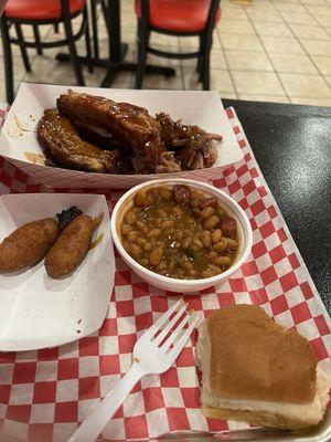 Brisket and ribs combo