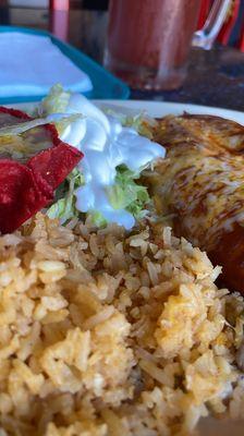 Chicken enchiladas