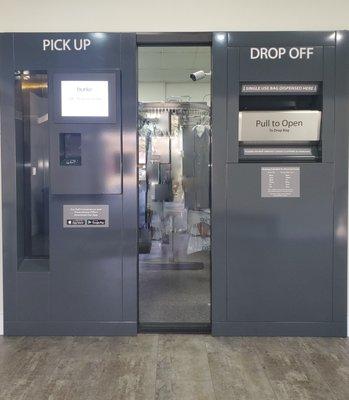 24/7 pick up and drop off kiosk's