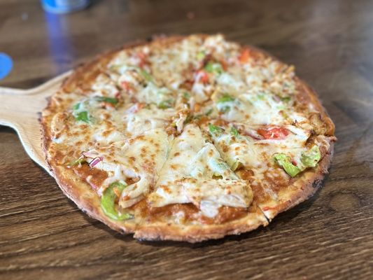 10" Small Tandoor-Fired Tikka (Butter Chicken) on cauliflower crust