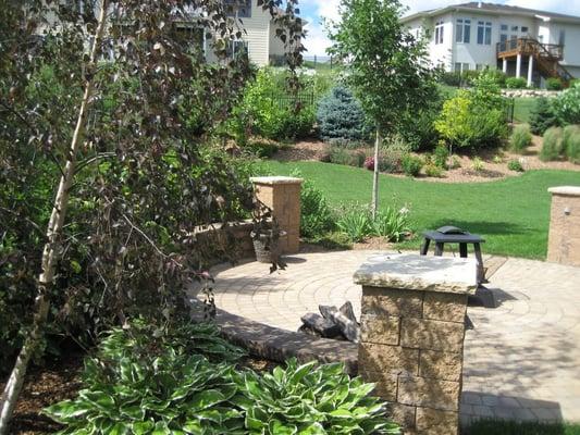 Patio Privacy without a fence.