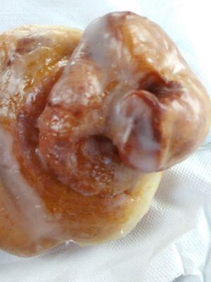 Cinnamon roll doughnut-a  pleasant surprise! I was skeptical, as some recent "flavors" have not been appealing. This is a keeper!