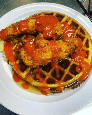 Not enough places served Chicken and Waffles!