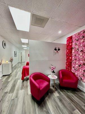 View of inside of our salon