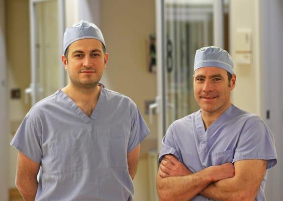 General Surgeons Dr. Koehler and Dr. Bahiraei.