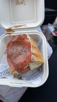 Pepperoni Pizza Meatball Sub