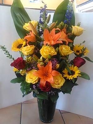 gorgeous flower arrangement