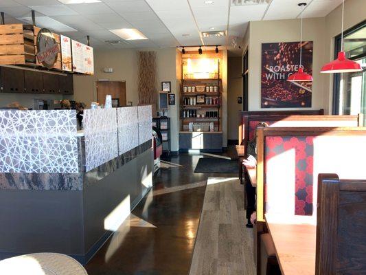 Counter and Dining Area