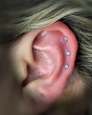 Another Triple piercing. BY ADRIEL ANGEL