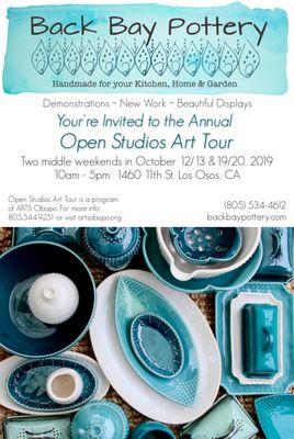 Come Visit at the Annual Open Studio Art Tour - Two Middle Weekends in October - Sat & Sun 10-5