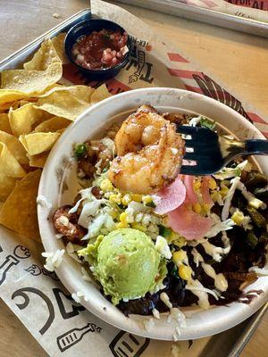 Garlic Shrimp Bowl