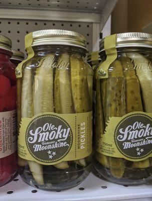 Moonshine pickles