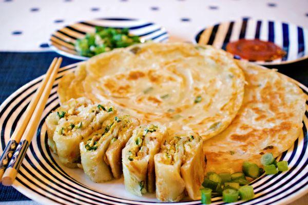 Taiwan Scallion Pancakes