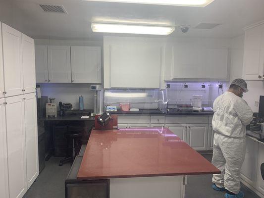 Our certified clean room