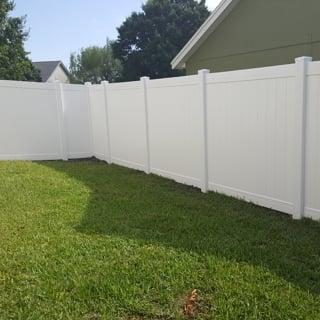 Love our new fence.