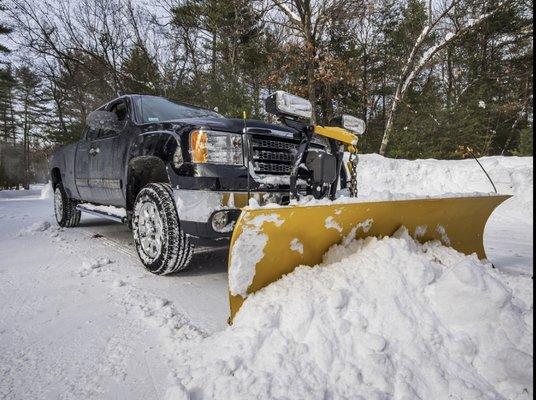 Snow plowing