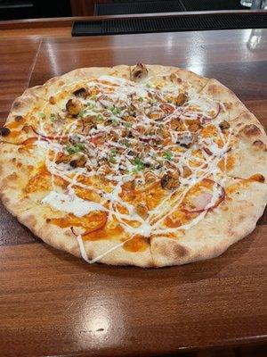 Buffalo chicken pizza