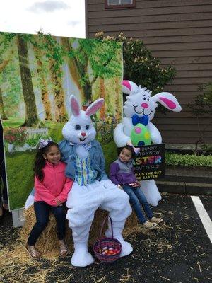 A visit from the Easter Bunny!