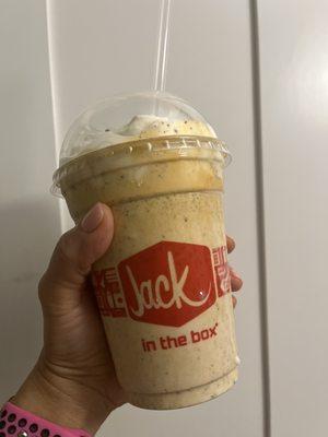 Pumpkin Spice Basic Witch Shake made with Oreo Cookies