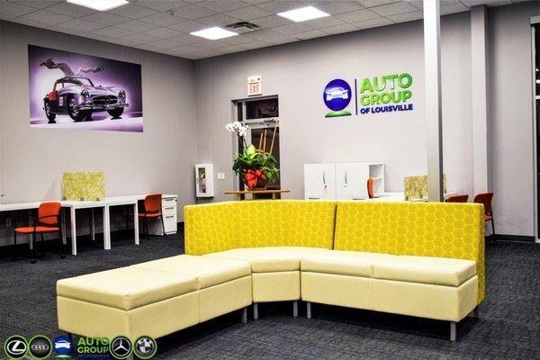 State of the Art & Comfortable Showroom at Auto Group of Louisville.