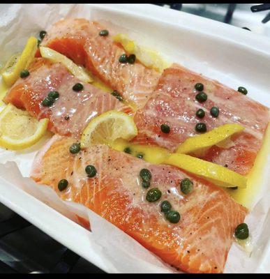 Fresh farmed Atlantic Salmon