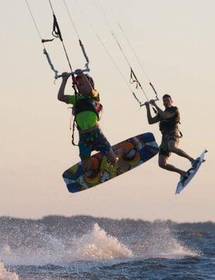 Advanced Lessons and Gear Demos at Kite Club Hatteras IKO center