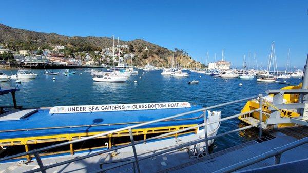 Great views from the pier near the restaurant.