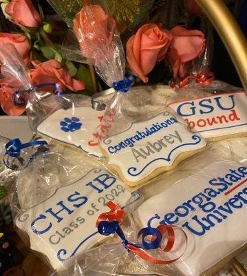 Awesome grad cookies that topped off the celebration!