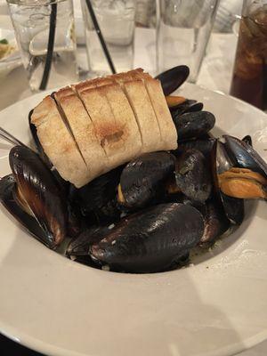 AYCE mussels first bowl. This is their Wednesday night special.