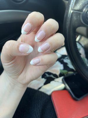 Gel French manicure