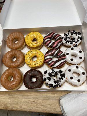 12 dozen mixed donuts