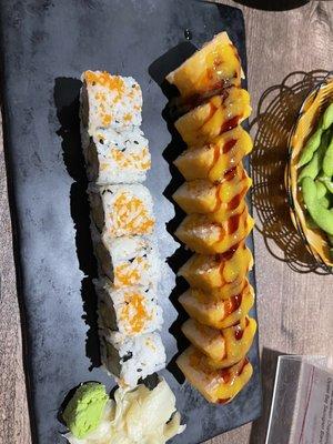 Mango Lobster Roll California Roll