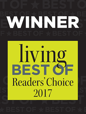 Dr. Suh received Living Best of Readers' Choice 2017 award!