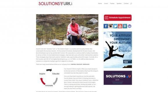 Biondo Creative created a responsive website to market Solutions Turk.