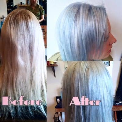 Blonde Bombshell Transformation!! All blondes are treated with Olaplex to protect your hairs integrity...