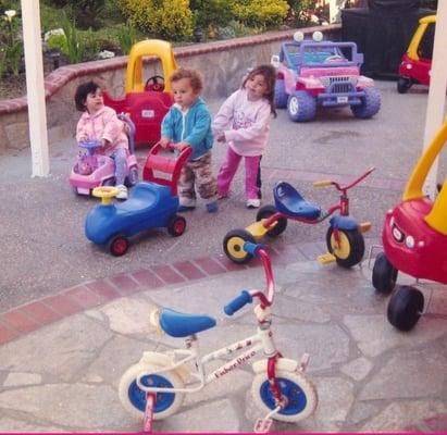 Enjoying playground