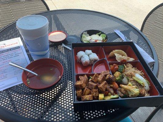 Tofu Bento Box - 4/5 stars overall. Amazing value for the money.