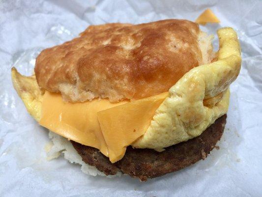 Sausage Egg & Cheese Biscuit