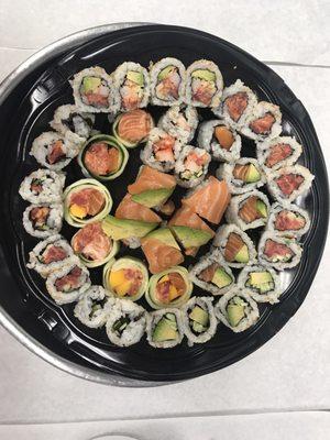 Marine takes sushi orders now! Call in by wed to pick up on Friday!