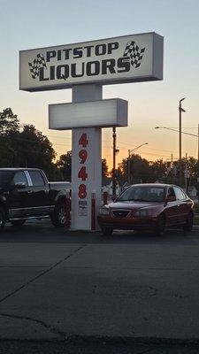 Signage...located on Crawfordsville Road