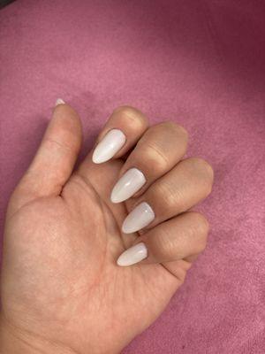 Nail Type: Gel-X Nail color: Honey Bunny Nail Shape: Almond