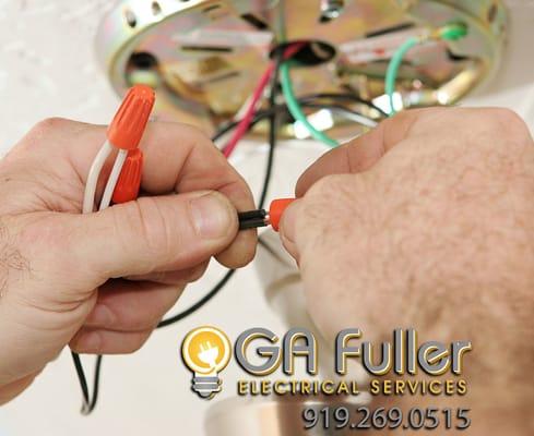 When you need help in Raleigh NC, GA Fuller should be your first call. We can handle most any electrician need...