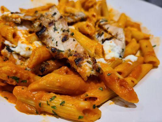 Ziti with chicken